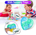 Pop Fidget Toys Bulk Its Valentines Day Gifts for Kids Classroom 30 Pack Valentine Party Favors for Kids Mini Pop Heart Keychain It Fidget Toy Fidgets for Classroom Prizes Birthday Goodie Bag Stuffers