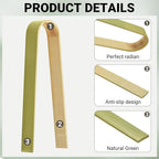 90 Pcs Natural Bamboo Food Tongs, Mini Disposable Wooden Long Toast Tongs, Small Cooking Utensils for Charcuterie, Catering, Party Supplies(3.94 Inch)