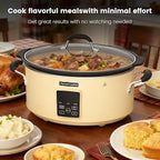 HOMECOOKIN Slow Cooker, Extra Large 10 Quart Digital Programmable Slow Cookers with Timer, Dishwasher Safe Glass Lid & Crock, Kitchen Appliance for Families and Gatherings, Oatmeal