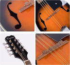 Mandolin,Kmise A style Mandolins Instruments 8 String Spruce Musical Instrument with Tuner Strings Gig Bag Strap Picks for Adults Beginner