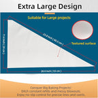 XXL 24 Inch Extra Large Piping Bags,100 Pack Disposable Pastry Bags,Thick Anti-Burst Icing Piping Pastry Bags For Frosting Decorating Cake Cupcake Cookie (XXL 24 Inch-100 Pack)