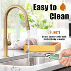 Nahida Rechargeable Milk Frother Wand for Coffee Include Stand - Granite