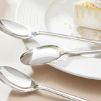 KINGSTONE Dinner Spoon Set, 24-Piece Tablespoons Silverware Spoons, Premium Food Grade Stainless Steel Spoons, Mirror Finish & Dishwasher Safe, Use for Kitchen, Home, Wedding, Party