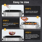 Electric Roaster Liners & Slow Cooker Liners, 2 Count 34 x 18 Inch Universal Fit for 16-22 Quart Roasters, Mess-Free Cooking, Disposable Oven Liners for Easy Cleanup, Cooking Bag