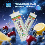 MassGass Whipped Cream Chargers 3.3L 2112g Whip Cream Charger Cylinder Bomb Pop Flavor(2 Cylinders)