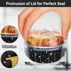 EUSOAR Disposable Ramekins with Lids, 400pcs 5oz Aluminum Foil Cupcake Liners Ramekins Cups for Baking, Dessert Cups Aluminum Cheesecake Pan Creme Brulee Baking Cups for Oven-Black Meteor Shower