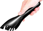 Seki Japan Stylish Kitchen Tool, Flexible Non Stick Heat Resistant Nylon Food Tong, Cooking Serving Pasta Tongs, for Spaghetti, Salad, BBQ, Grilling and Frying