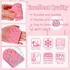 2 Pcs Hemisphere Pearl Bubble Fondant Molds, Bow 3D Chocolate Ball Silicone Mold, Home Baking Lace Cake Border Candy Mold for Sugar Craft, Gum, Clay, Resin