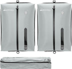 Vacuum Bag for Travel, Professional IPX8 Waterproof Reusable Vacuum Compression Bags for Travel Suitcases, Durable Space Saver Bag(2 Large,No Pump)