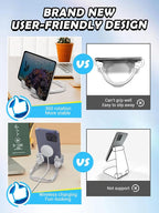 Cell Phone Stand Thumbs Up Lazy Phone Stand - Phone Holder 2025 College Graduation Gifts for Her Him Cellphone iPhone Stand for Desk Birthday Gifts for Teens Girls Boys Adults Women Men Wife