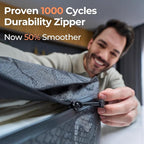 Apex Series Vacuum Bags for Travel Luggage, 180° Open, Reusable Compression Bags for Carry On Suitcases and Backpack, Vacuum Seal Packing Cube for Cloth (1Medium No Pump)