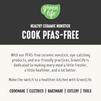 GreenLife 8QT Slow Cooker, Non-Toxic PFAS-Free Ceramic Nonstick Removable Interior Bowl, Programmable, Family Friendly, Keep Warm, Stovetop & Oven Safe, Dishwasher Safe Parts, Timer, Glass Lid, Black