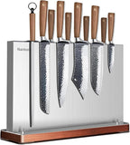 Home Kitchen Magnetic Knife Holder Without Knive Display Stand Magnetic Knife Block Rack Magnetic Stand with Strong Enhanced Magnet Multifunctional Storage Stainless Steel Knife Magnetic Strip