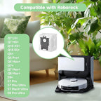 6 Pack Q5 vacuum bags for Roborock Q5 Max+, Q7 M5+, Q10 S5+, Q10 X5+, Q8 MAX+, Q7 MAX+, S7 Max Ultra, S8+ Robot Vacuum, Disposable Dirt Disposal Bags