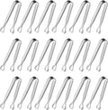 Mini Serving Tongs, Anytrp 18-Packs Stainless Steel Sugar Tongs, 4.3inch Ice Tongs Kitchen Appetizers Tongs for Coffee Bar, Tea Party, Desserts Party, Sugar and Ice Bucket