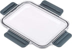 Amazon Basics Tritan Plastic Food Storage Containers - Tritan Plastic Locking, Air Tight, 11 Containers with Lids, 22 Pieces, Clear