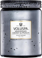 Candle Large - Makassar Ebony and Peach by Voluspa for Unisex - 18 oz Candle