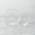 Fortessa Los Cabos Glass Dinnerware Collection, Salad Plate (Set of 4), 8 Inch, Clear