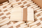Disposable Wooden Cutlery Set - 100% Home Compostable - 2000 Knives, 6.5" Wooden Knives, Eco-Friendly, Organic, Sustainable and Carbon Neutral Certified