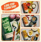 Ayoh Foods, Mayo Gone Wild, Made by Molly Baz - Easy to Squeeze, Perfect for; Sandwiches, Burgers, Fries, Nuggets, Wraps & Dips (4 Pack, Flavors Pack) - Gift for Sauce Lovers