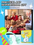 Stocking Stuffers for Teens Boys Mens Adults Gifts for Christmas: Thumbs Up Lazy Phone Stand Cell Phone Holder Funny Gifts for Kids Girls Teenage Women Wife Cool Gadgets White Elephant Stuff Ideas