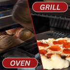 ThermiChef 16" by 16" Pizza Steel (3/8" Deluxe Thickness) - Multipurpose Cooking Steel for Ovens & Grills - Made in the USA