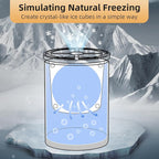 Clear Ice Cube Maker - 2.5" Ball - Stainless Steel Clear Ice Maker - Compact Design - for Whiskey, Cocktails, Bourbon - 4 PACK