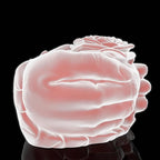 Rose in Hand Molds Hand Rose Resin Mold - Resin Casting Silicone Molds for Home Decor & Candle Making Wave Spiral Mold