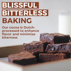 Cocoa Powder (8 oz) Dutch Processed Cocoa Powder, Unsweetened, Extra Rich Cocoa Flavor, 22-24% Fat, Premium Culinary Grade, Non-GMO Sourced, Fair Trade Certified, Perfect Cocoa for Baking and Cooking