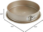 Berghoff Balance Nonstick Springform Cake Pan 11" x 11" x 2.25", Removable Bottom, Lightweight Carbon Steel, Ferno-Green, Non-toxic Coating Bakeware, Leakproof, Oven Safe Up To 450°F