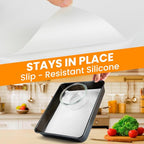 Silicone Baking Mat Roll - Best German Silicone -Heat Resistant Pie Cookie Bread Pizza Macaron Baking Mat, Silicone Pastry Mat, Non-Stick Dough Mat Non-slip Silicone Mat Roll for Countertop Protector