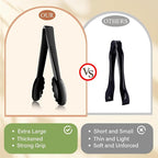 40 Pcs Plastic Tongs for Serving Bulk 9 Inch Serving Disposable Tongs, Plastic Serving Utensils, Heavy Duty Salad Tongs for Kitchen Buffets BBQ Events Catering