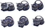 Cat Candle Holder Animal Cylinder Candle & Resin Mold - Resin Casting Silicone Molds for Home Decor & Candle Making Wave Spiral Mold