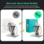 VN3 Professional Knife Sharpener | 3-Action Streamlined Sailboat Design for Effortless Knife Sharpening - The Ultimate Tool for Precision 11 to 21 Degree Angles (Upgrade Stainless Steel)