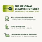 GreenPan Bakeware 13"x18" Half Baking Sheet Pan, Ceramic Nonstick Baking Pan, PFAS & BPA Free, Gold Handles, Durable Steel, Versatile & Space Saving Ovenware, Freezer to Oven Dish, Oxford Blue