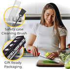 Stainless Steel Cheese Grater & Lemon Zester w/Extra Sharp Blade - Perfect for Lemon, Parmesan, Garlic, Chocolate - Spice Up any Dish in Seconds w/Your Premium Citrus Hand Grater with Handle - Red
