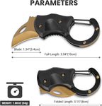 Small Pocket Knife for Men, Cool Folding Knife Box Cutter with 1.34inch Sharp Blade, EDC Knives Tool for Everyday Carry, Great Gift for Men (Gold)