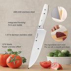 5-Piece Chef Knife Set, Professional Ultra Sharp Kitchen Knives For Cooking High Carbon Stainless Steel, With Ergonomic Handle Design (five)