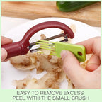 Senbowe Upgrade Potato Peeler for Kitchen, 6PCS Stainless Steel Vegetable Peeler, I and Y Veggie Food Peeler for Apple Fruit Carrot Zucchini Cucumber,Good Grip Makes Peeling Very Easy