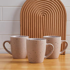 Stone Lain Jade Stoneware Dinnerware 16-Piece Service for 4, Taupe