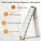 Magnetic Knife Holder for Wall, 18 Inch Large Bamboo Knife Magnetic Strip, Housewarming Gifts for New Home, Kitchen Wall Storage Space Savers, Farmhouse Kitchen Utensil Organizer Essentials