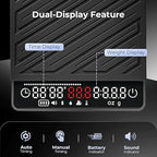 IKAPE Professional Coffee Scale with Timer, 2kg/0.1g High Precision Digital Scale, 4 Modes (Espresso/Pour Over Brew Ratio), LED Display, Auto-Tare, for Kitchen, Cooking, Espresso, Pour Over Coffee