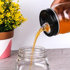 Mason Jar Pour Spouts. free flow Mason Jar Pour Spouts, mason jar for spout regular mouth size 70mm dispenser germination cover. Leak-Proof 22-Pack + 44 Black Lid Caps (22 Pack BlacK)