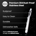 Vegetable Peeler, Ultra Sharp Potato Peeler, Best for Veggie & Fruit, Seamless One-Piece Design, Peel Both Ways - Left & Right-Hand Friendly, Dishwasher Safe, 5-Year Warranty