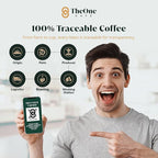 TheOne Kafé Guatemala Dark Roast Ground Coffee – Organic, Single Origin, Premium Specialty Coffee and Ethically Sourced – Fresh Roasted for Espresso, Drip, Pour Over – 12 oz (Pack of 2)
