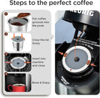 Reusable k Cups for keurig 2.0 1.0,Universal stainless steel Refillable k Cups Filter Use for Keurig all most of coffee Makers brewers(4pack)…