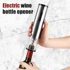 Electric Wine Opener Set, Cordless Electric Corkscrew Wine Opener, Premium Wine Gifts Box with Automatic Wine Openers, Foil Cutter, Foil Cutter, Wine Aerator, Vacuum Pump, 4 Stoppers, Rechargeable