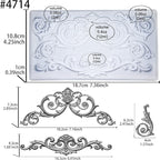 Garland Mold for Polyclay Air Dry Clay Plaster