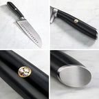 Cangshan L Series 3-Piece Starter Knife Set, Forged German Steel, Black, 1026917