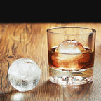 Silicone Basketball Ice Cube Mold Fun Shapes, Novelty Basketball Gifts, 2.2" Large Craft Round Sphere Ice Ball Molds For Game Day, Whiskey, Cocktails, Bourbon Black